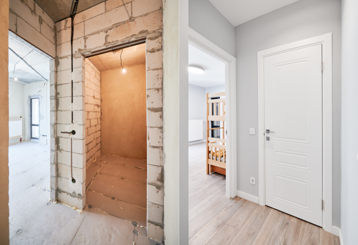 Apartamento antes y después de la reforma